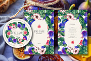 Figura Fig Plant Watercolor clipart, a Food Illustration by SashaKondr (Thumbnail 2 of 12)