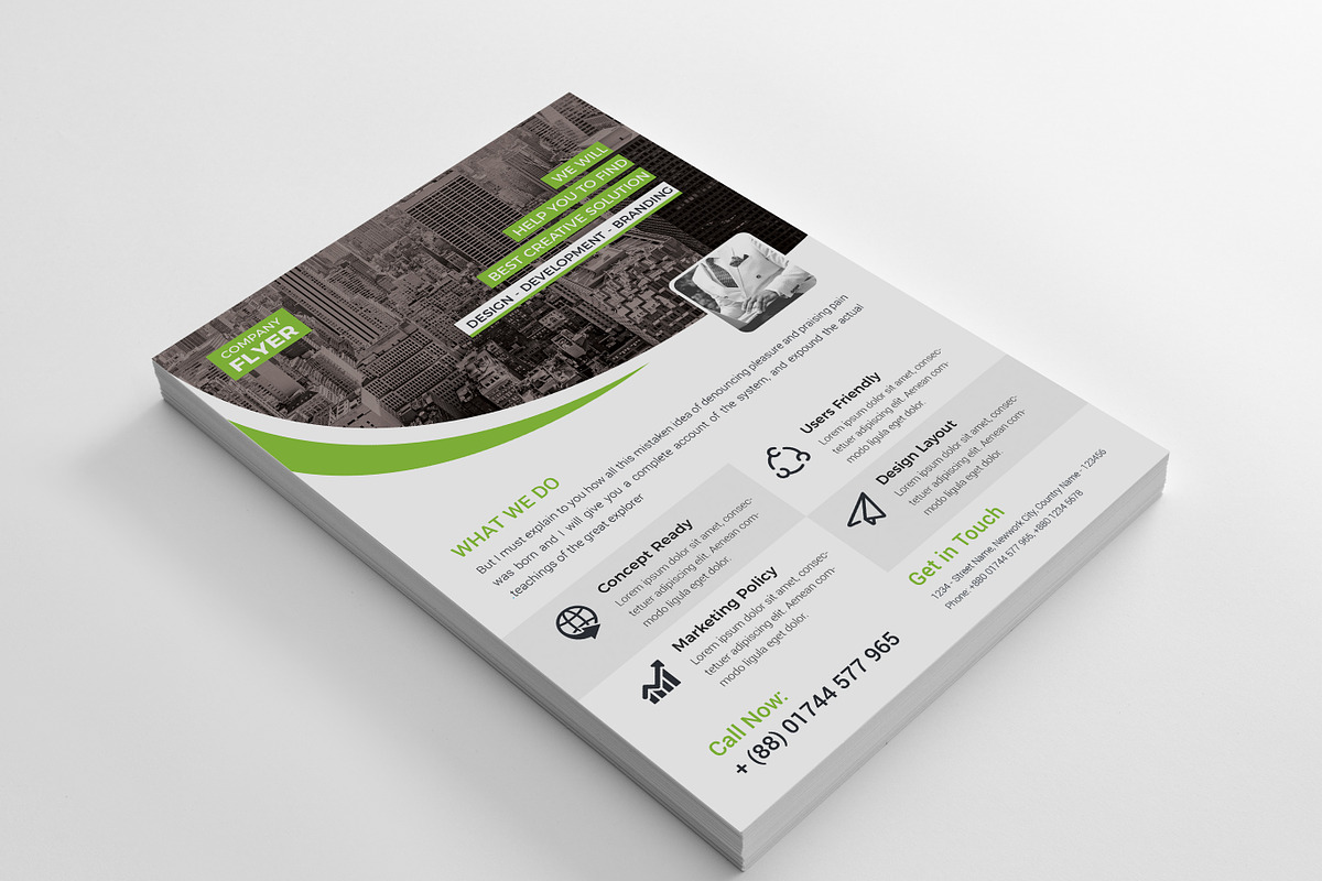 Corporate Flyers, a Flyer Template by Thecodude (Photo 4 of 4)