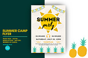 Summer Party Flyer - Canva Template, a Flyer Template by Madhabi Studio (Thumbnail 1 of 5)