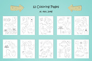 Dinosaurs Games Activities for Kids, an Animal Illustration by Nursery Art (Thumbnail 3 of 11)