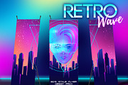 RETRO Wave. 30 design templates., a Person Illustration by Varvara Gorbash (Thumbnail 9 of 10)