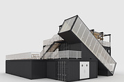 3D Model Container Cafe 6, an Architecture 3D Model by SR 3D Visual (Thumbnail 4 of 26)