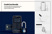 Credit Card & Banking App Mockup set, an iPhone Mockup by Mego-studio (Thumbnail 3 of 11)