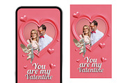 Valentine’s Day Flyer & Digital Card, a Design Template by McLittle Stock (Thumbnail 4 of 4)