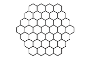 Geometric Bee and Honeycomb, a Graphic by sarahtypes (Thumbnail 3 of 3)