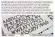 JWV - RAINBAUX, a Sans Serif Font by Jordan Warren Visuals (Thumbnail 6 of 13)