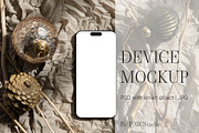 Xmas Device Mockup Phone ch4, an iPhone Mockup by PawMockups (Thumbnail 1 of 10)