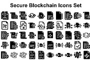 Secure Blockchain Icons Set, a Graphic by hafijul (Thumbnail 14 of 14)