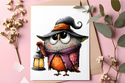 Cute Halloween Woodland PNG Clipart, a Seasonal Illustration by RobertsArt (Thumbnail 5 of 5)