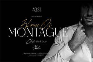 House Of Montague - Classic Font Duo