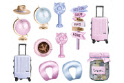 Travel Planner Clip Art Illustration, an Illustration by Collart Studio (Thumbnail 3 of 6)