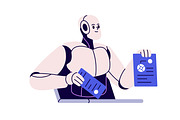 AI chatbot, machine learning concept, a Technology Illustration by Good Studio (Thumbnail 6 of 6)