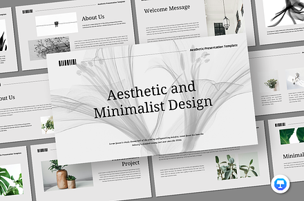 Aesthetic & Minimalist - Keynote, a Presentation Template by QR Design Studio