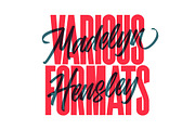 Metroline Script & Sans Pack, a Handwritten Font by kavoon (Thumbnail 4 of 12)