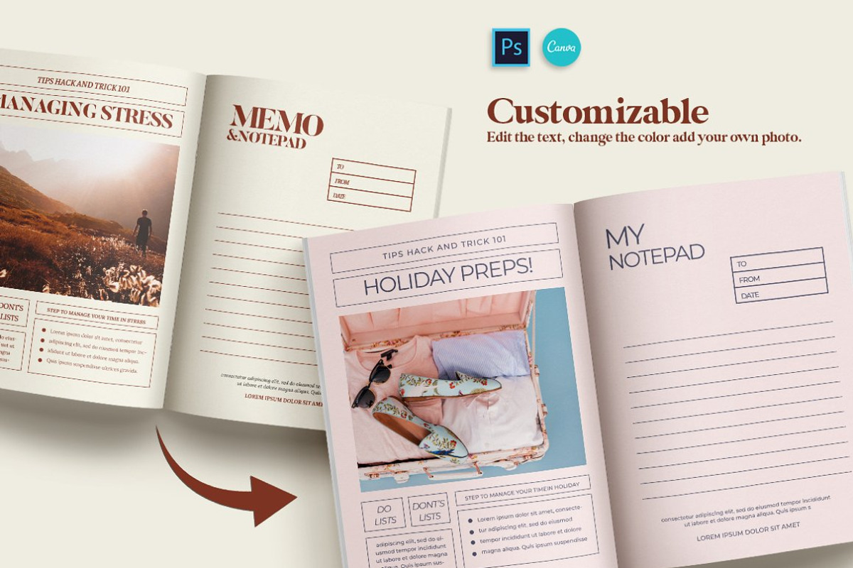 2in1 Bundle eBook + Workbook CANVA, a Magazine Template by Eviory (Photo 23 of 38)