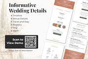 Green and Terracotta Wedding Website, a Landing Page Template by Everyday Perfection (Thumbnail 3 of 12)