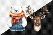 Watercolor Brush Doodle Christmas, an Illustration by Creative Art (Thumbnail 5 of 10)