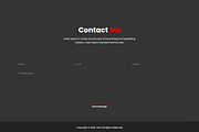 Dark Minimal Personal Branding HTML5, a HTML Template by Themeplaza (Thumbnail 7 of 7)
