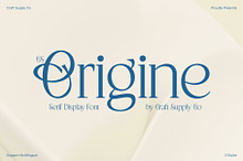 CS Origine – Elegant Serif Font
