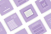 Lavender consistent Instagram Posts, a Social Media Template by digital.incubator.yum (Thumbnail 8 of 12)