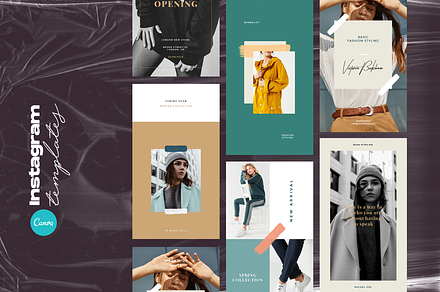 Mouve Story & Post Templates Canva