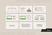 Webinar Slide Deck Canva Templates, a Presentation Template by molly ho studio (Thumbnail 4 of 5)