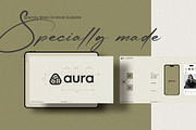 AURA-Brand Guideline Presentation, a Presentation Template by KreateTribe (Thumbnail 5 of 11)