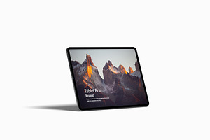 Tablet Pro Screen Mockup