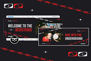Brutallism Chain - Facebook Cover, a Social Media Template by StreaksideStd (Thumbnail 2 of 3)