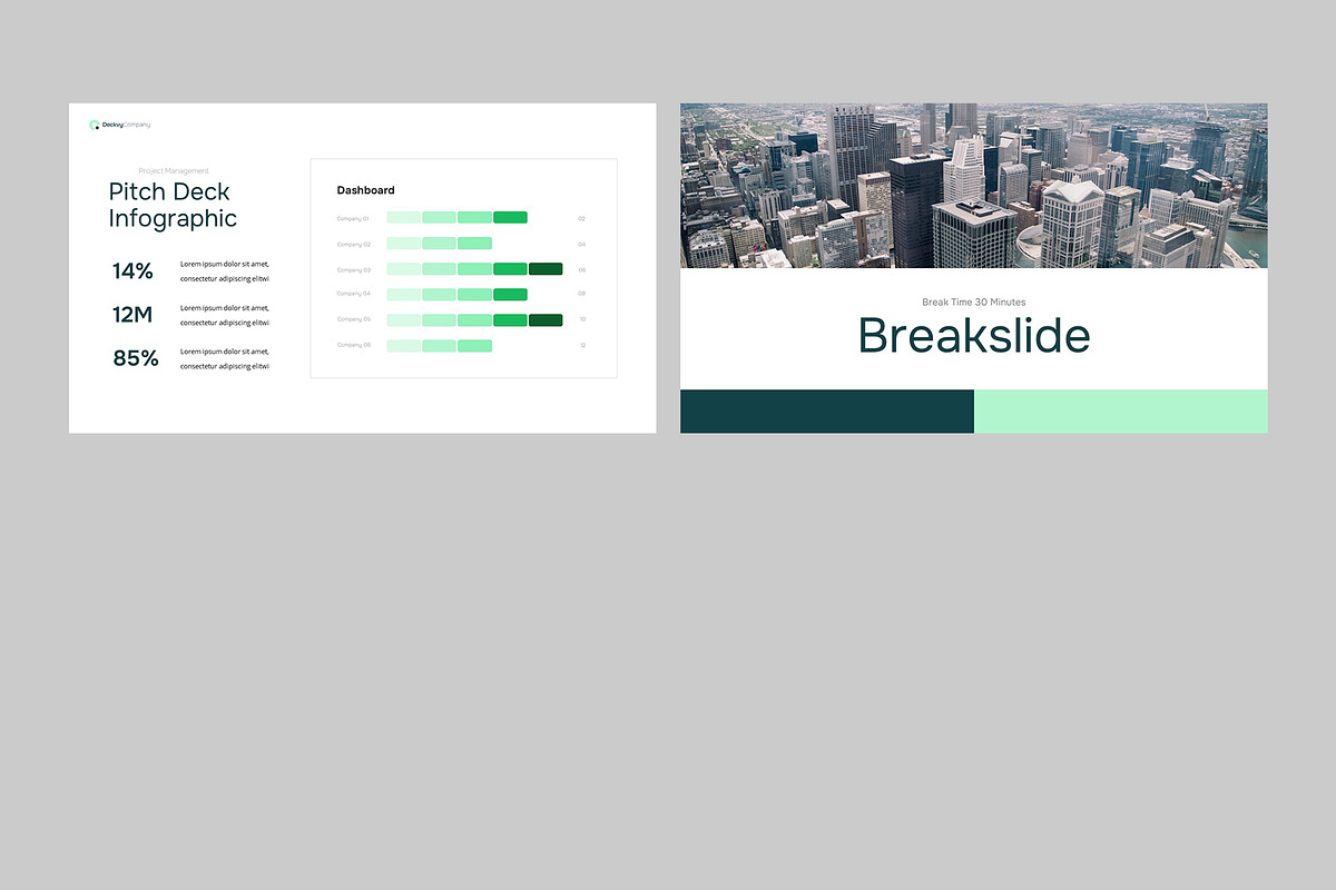 DECKVY - Business Pitch Deck PPT, a Presentation Template by rgbryand