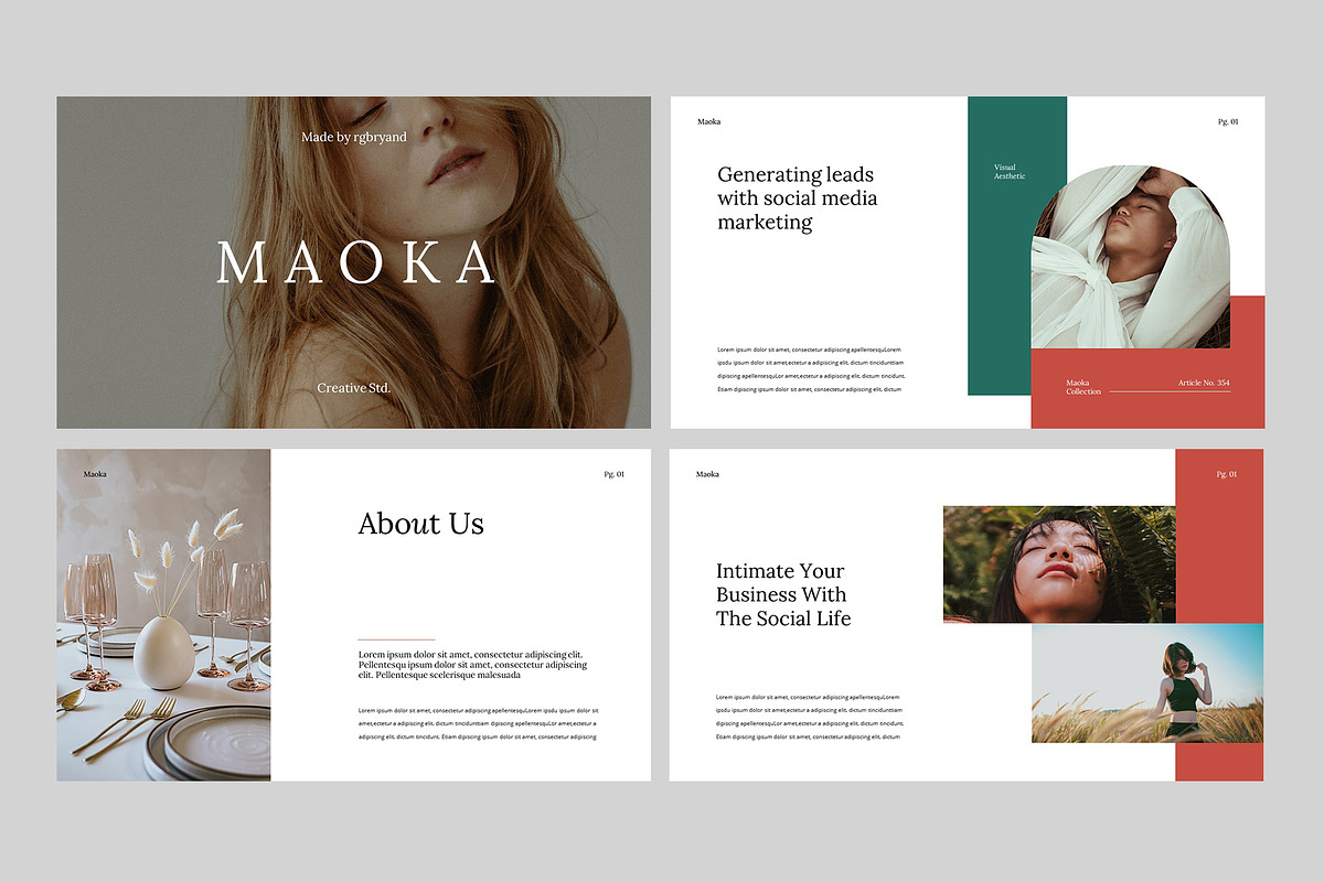 MAOKA - Keynote Template, a Presentation Template by rgbryand (Photo 2 of 9)