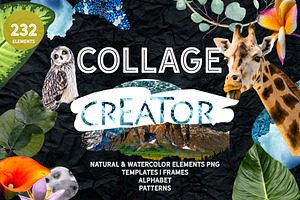 Collage creator SET & Alphabet