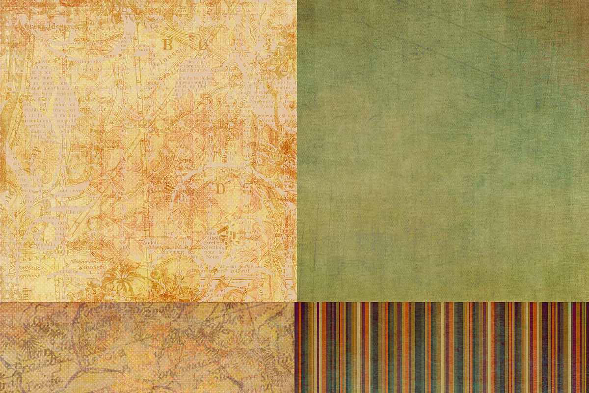 Tuscan Sunset Digital Paper Pack -16 preview 2