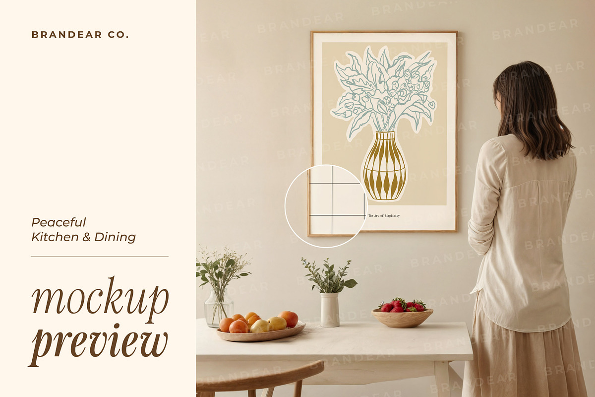 Dining & Kitchen | Frame Mockup Set, a Household Mockup by Brandear Design (Photo 4 of 12)