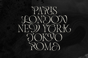 Luxury Charm - Modern Ligature Font