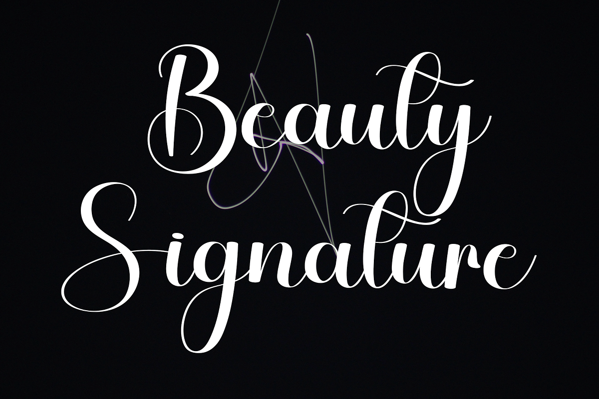 01 Alphabet Signature, a Handwritten Font by InermediaSTUDIO (Photo 5 of 8)
