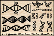 Genetic Structure Vector Bundle, an Illustration by yasushie (Thumbnail 1 of 4)