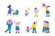 Cartoon people vector bundle, a Person Illustration by Vector_Art (Thumbnail 8 of 15)