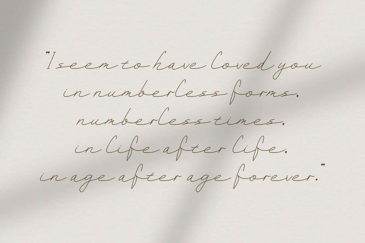 Duvante – Minimalist Script Font, a Script Font by Artiveko (Photo 6 of 8)