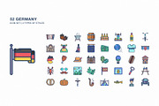 Germany country icon set, an Icon by Icongeek26 (Thumbnail 1 of 4)