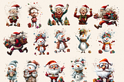 SUPER QUIRKY CHRISTMAS CLIPART PACK, a Person Illustration by Daring Digies (Thumbnail 2 of 9)
