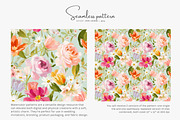 vibrant spring florals pattern, a Pattern Graphic by Pink Studio Art (Thumbnail 5 of 5)