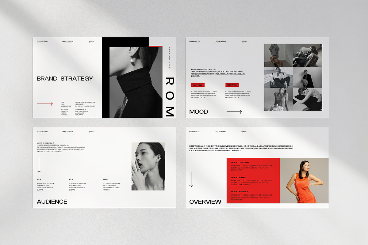 Brand Strategy Presentation Template, a Presentation Template by evgenystudio (Photo 4 of 7)