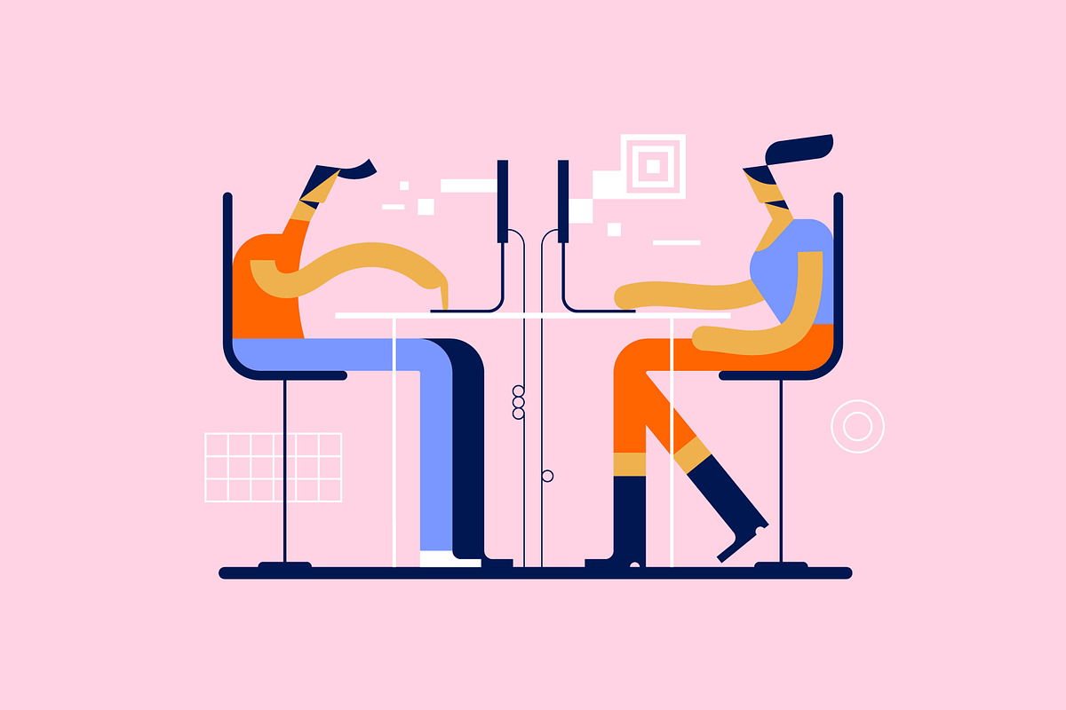 Digital Work Scenes, a Work Illustration by Léo Alexandre (Photo 6 of 8)