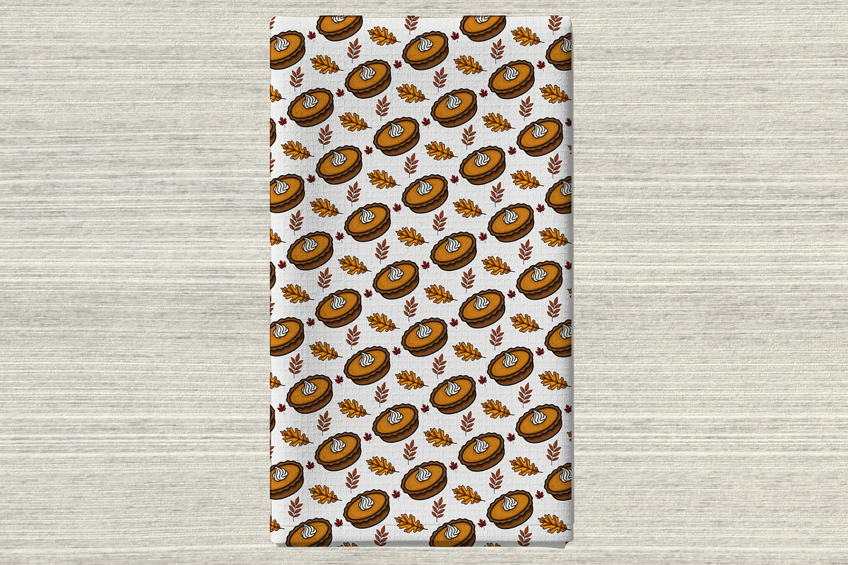 Fall Pies: Patterns & Clipart Set, a Food Illustration by Elatedowl (Photo 5 of 12)
