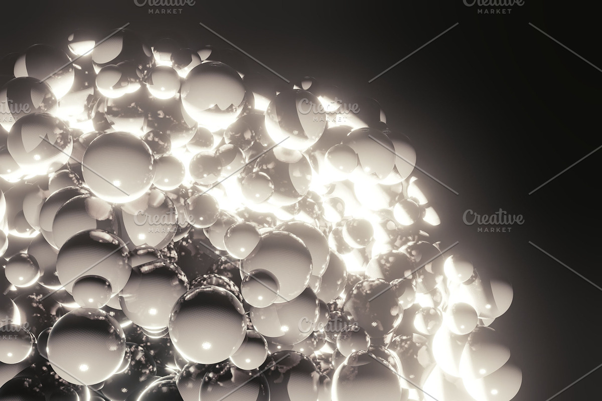 White Sphere Particles Backgrounds, a Texture Graphic by The_DrX (Photo 11 of 13)