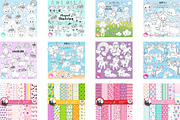 Mega Unicorn Graphics bundle, an Illustration by PrettyBundles (Thumbnail 4 of 5)
