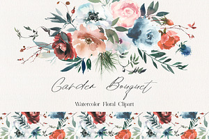 Garden Bouquet Watercolour Florals