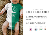 Baby Bodysuit Mockup, a Shirt Mockup by Moonlit Mocks (Thumbnail 2 of 6)