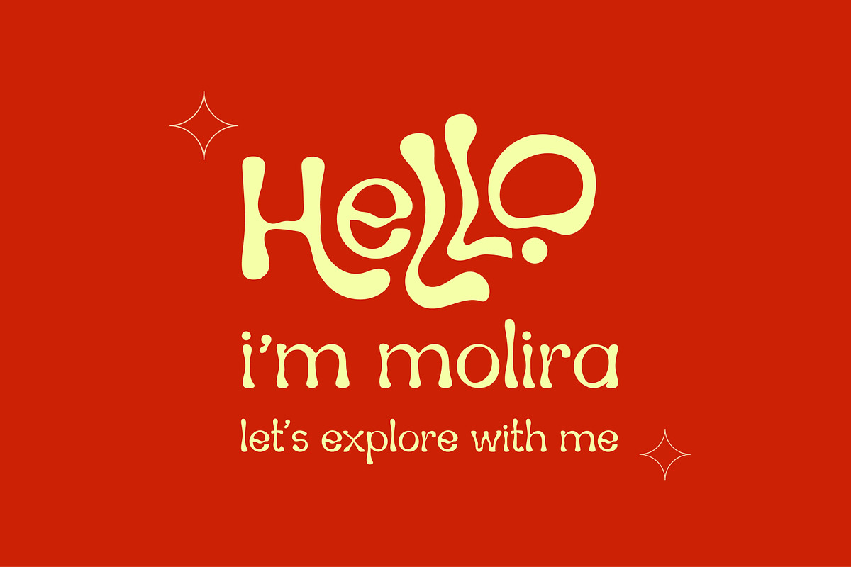 Molira – Liquid Display Typeface, a Font by Sanskertype Studio (Photo 2 of 8)
